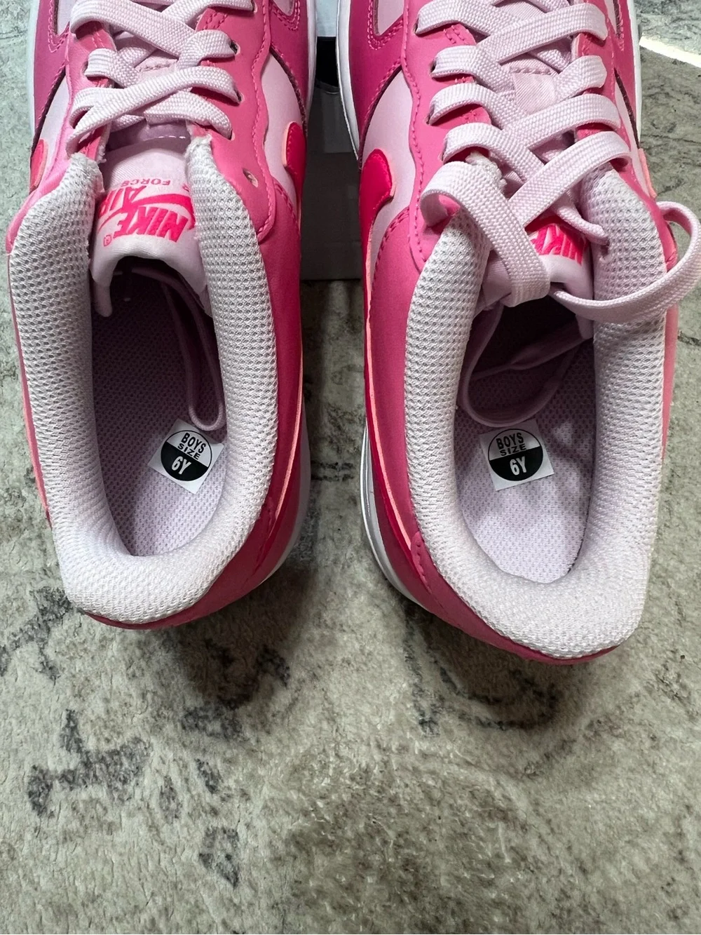 Nike Air Force 1 Pinksicle/Pink Foam/ Hyper Pink Youth 6/ Women’s 7.5 - Picture 10 of 13